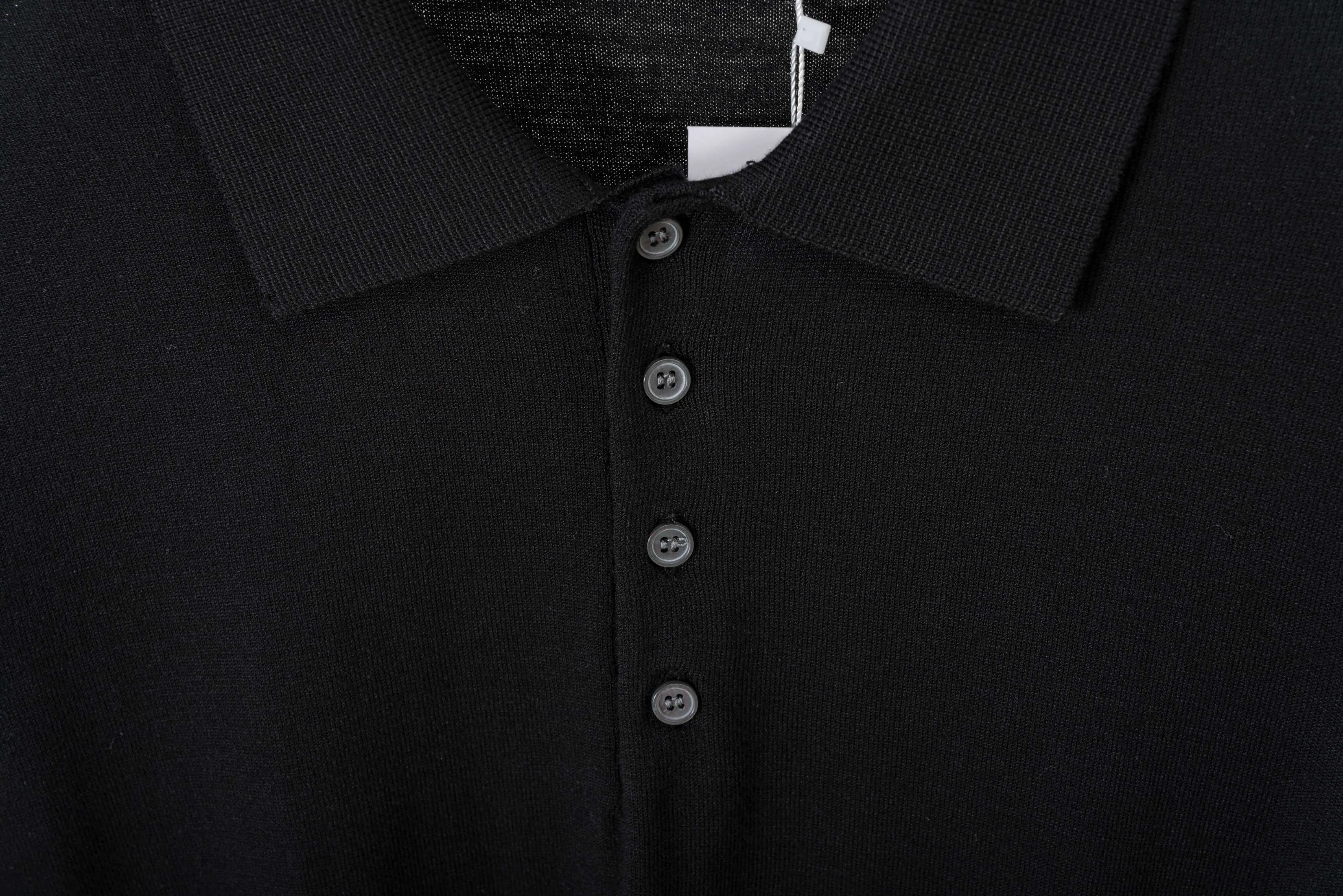 𝑻𝒉𝒐𝒎 𝑩𝒓𝒐𝒘𝒏𝒆 POLO thom browne POLO Classic Breathable Authentic Quality + Authentic + Same Style Size：0/1/2/3/4 ：White/Black/Navy Blue/Light Gray/Dark Gray